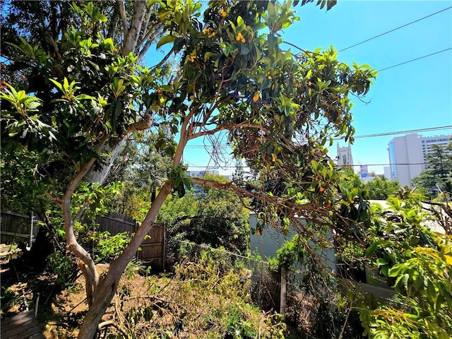 exterior space featuring fence