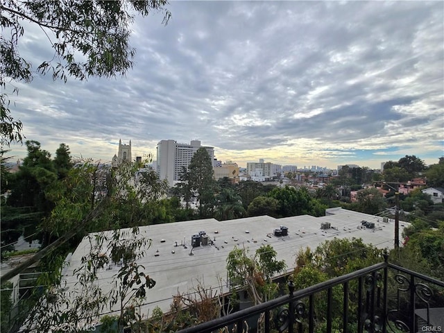 exterior space with a city view