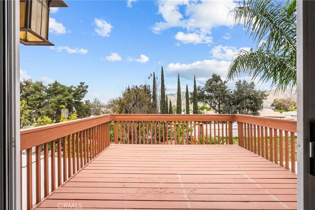 13126 Glandt Ct, Corona, CA 92883 - view of wooden terrace