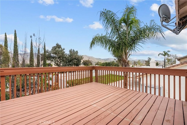 13126 Glandt Ct, Corona, CA 92883 - deck featuring a mountain view