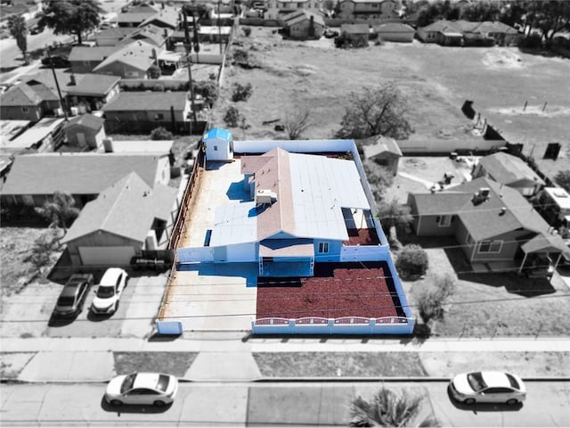 aerial view featuring a residential view