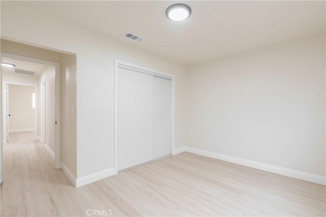 8672 La Grande St, Rancho Cucamonga, CA 91701 - empty room with light wood-type flooring, baseboards, and visible vents