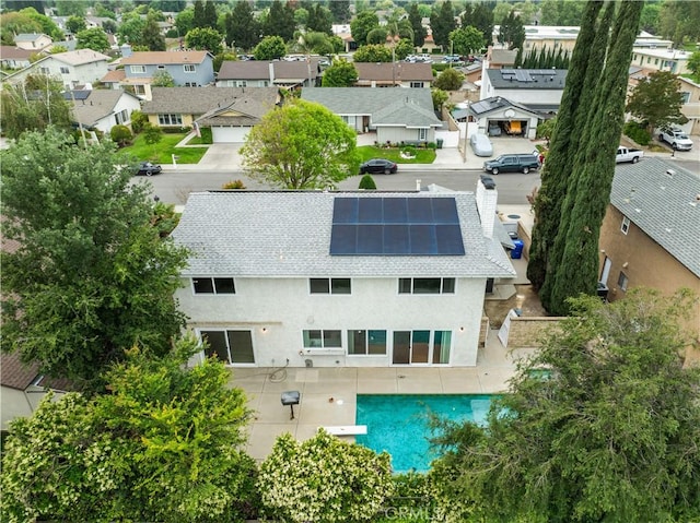 25582 Old Course Way, Valencia, CA 91355 - aerial perspective of suburban area featuring a pool