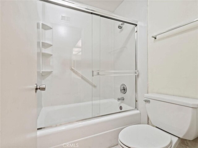 25582 Old Course Way, Valencia, CA 91355 - full bathroom with toilet and enclosed tub / shower combo