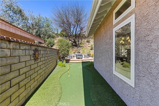 22004 Pamplico Dr, Saugus, CA 91350 - view of yard with fence