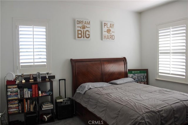 3535 Sunmeadow Cir, Corona, CA 92881 - bedroom with multiple windows and carpet floors