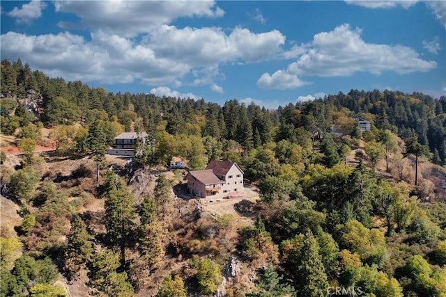 2745 Deer Creek Dr, Running Springs, CA 92382 - aerial view of property and surrounding area featuring a forest