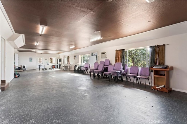 2745 Deer Creek Dr, Running Springs, CA 92382 - misc room featuring a textured ceiling and concrete flooring