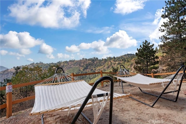 2745 Deer Creek Dr, Running Springs, CA 92382 - view of yard featuring a mountain view