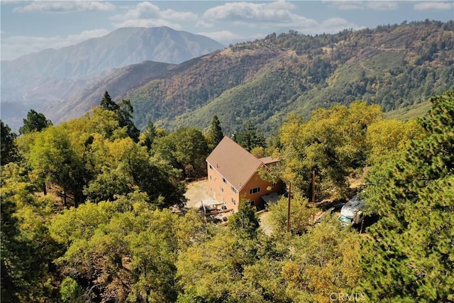 2745 Deer Creek Dr, Running Springs, CA 92382 - mountain view featuring a forest