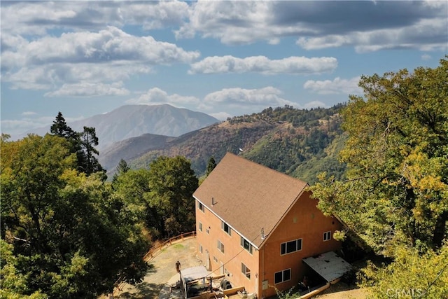 2745 Deer Creek Dr, Running Springs, CA 92382 - view of mountain background featuring a forest