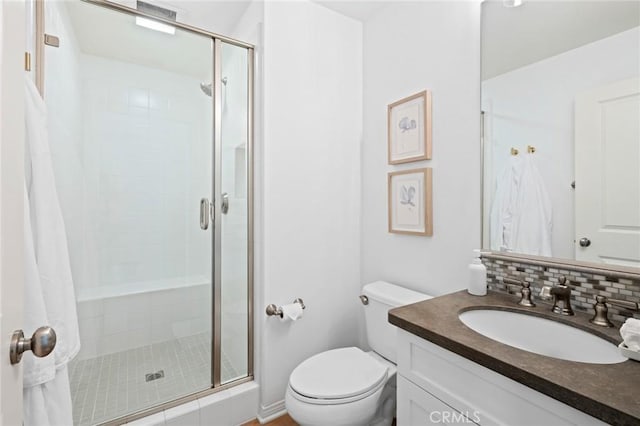 42 Cipresso, Irvine, CA 92618 - bathroom with toilet, a shower stall, and vanity