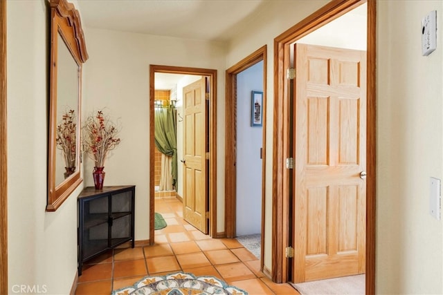 10341 Pinon Ave, Morongo Valley, CA 92256 - hallway featuring light tile patterned floors
