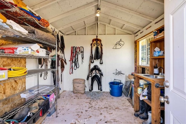 10341 Pinon Ave, Morongo Valley, CA 92256 - storage room featuring a sink