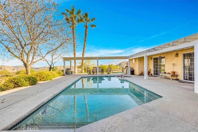 10341 Pinon Ave, Morongo Valley, CA 92256 - swimming pool featuring a patio area