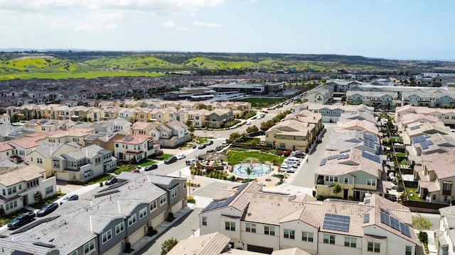 bird's eye view featuring a residential view