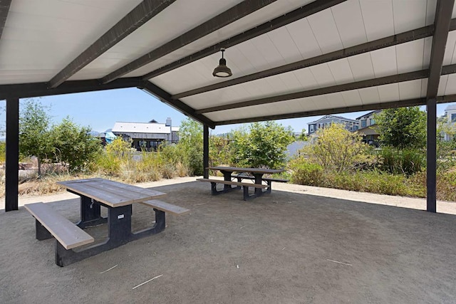 view of home's community with a patio