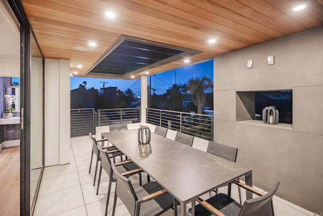 5170 Carlsbad Blvd, Carlsbad, CA 92008 - view of patio / terrace with a balcony and outdoor dining area