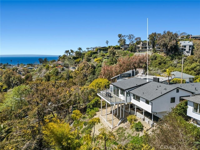990 Meadowlark Dr, Laguna Beach, CA 92651 - birds eye view of property with a water view