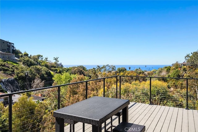 990 Meadowlark Dr, Laguna Beach, CA 92651 - balcony featuring a water view