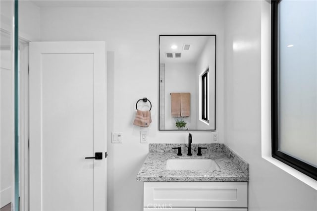 990 Meadowlark Dr, Laguna Beach, CA 92651 - bathroom featuring visible vents and vanity