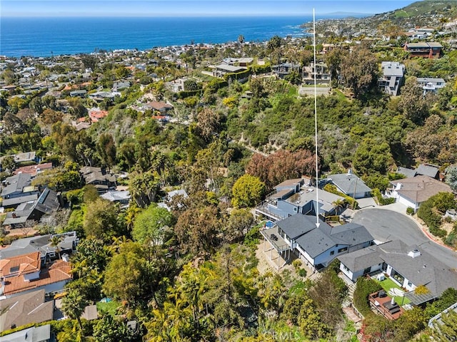 990 Meadowlark Dr, Laguna Beach, CA 92651 - birds eye view of property with a water view and a residential view