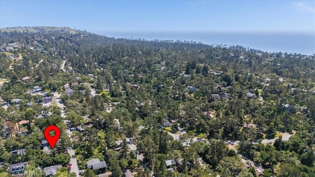 2320 Wilcombe Dr, Cambria, CA 93428 - aerial view of property's location with a heavily wooded area