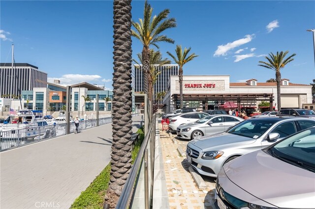 view of uncovered parking lot