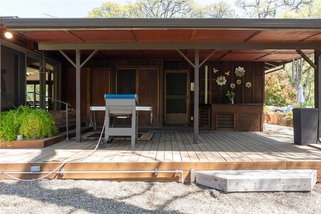 view of deck