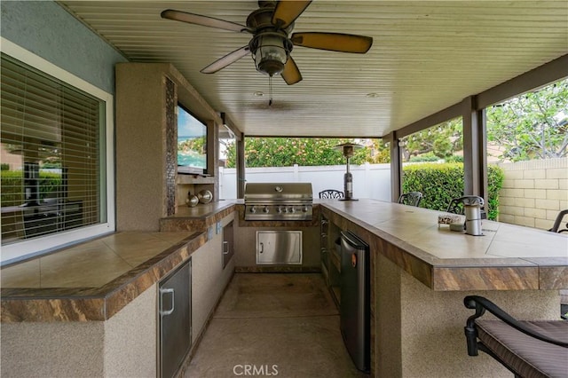 805 W Brentwood Ave, Orange, CA 92865 - view of patio / terrace featuring area for grilling