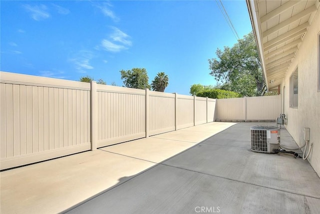6087 Academy Ave, Riverside, CA 92506 - view of patio / terrace featuring a fenced backyard and cooling unit