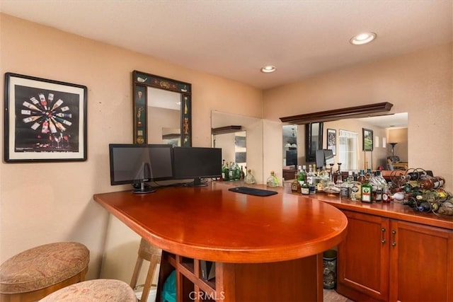 29567 Cool Meadow Dr, Menifee, CA 92584 - indoor dry bar featuring recessed lighting
