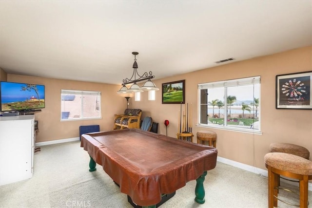 29567 Cool Meadow Dr, Menifee, CA 92584 - playroom with light colored carpet and billiards