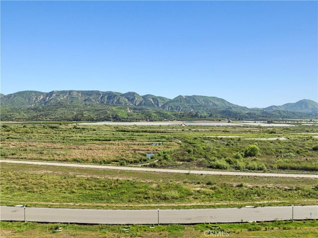 property view of mountains with a rural view
