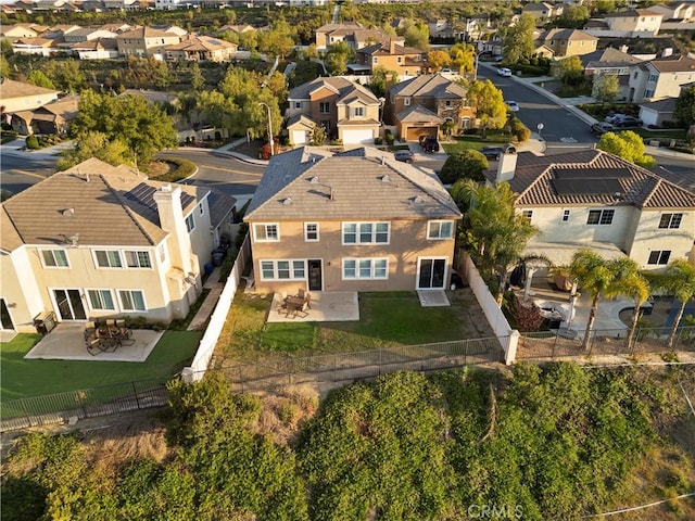 drone / aerial view featuring a residential view