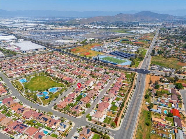 11102 Duran, Jurupa Valley, CA 91752 - birds eye view of property featuring a mountain view