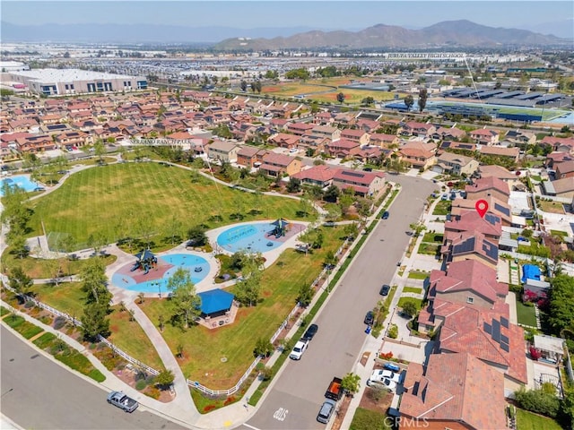 11102 Duran, Jurupa Valley, CA 91752 - aerial view featuring a mountain view and a residential view
