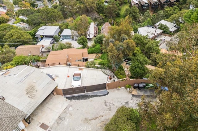 aerial view featuring a residential view