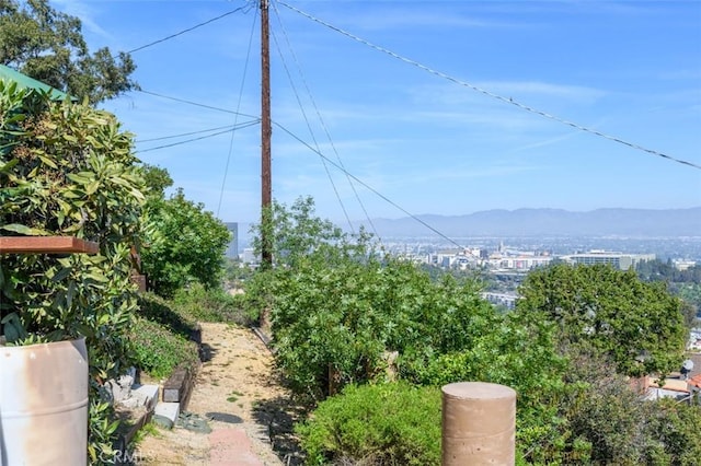 view of mountain feature