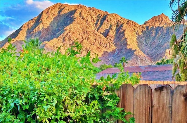 view of mountain feature