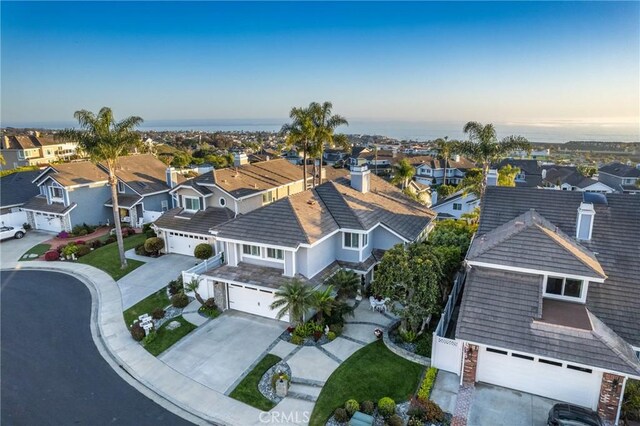 drone / aerial view featuring a residential view