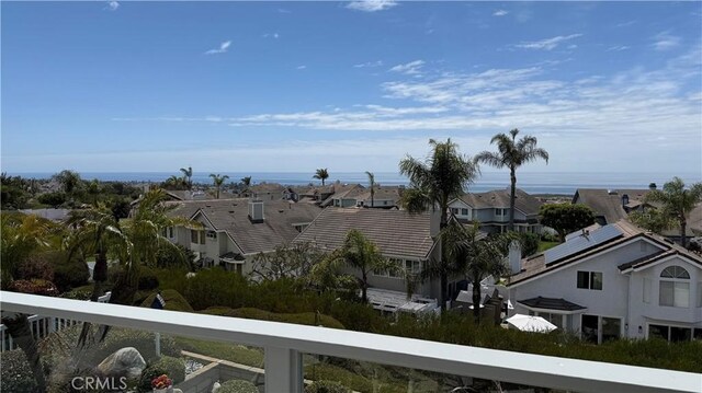 water view with a residential view
