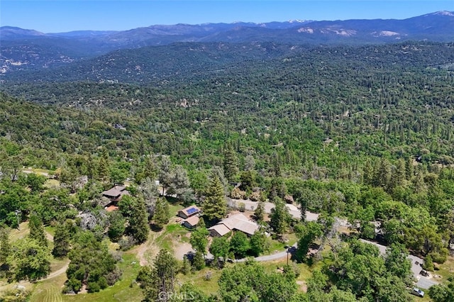 50366 Rd 420, Coarsegold, CA 93614 - aerial view of property's location featuring a heavily wooded area and mountains