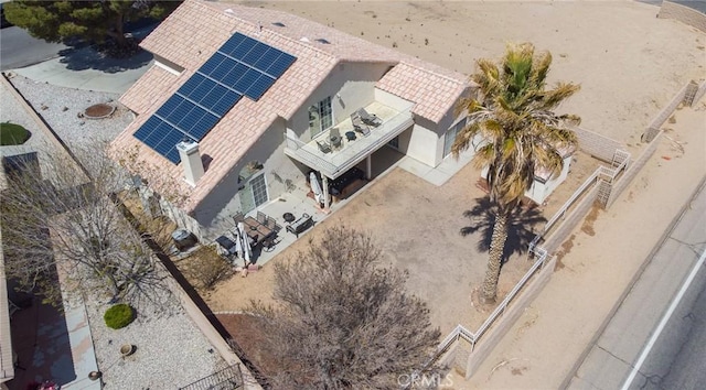 drone / aerial view