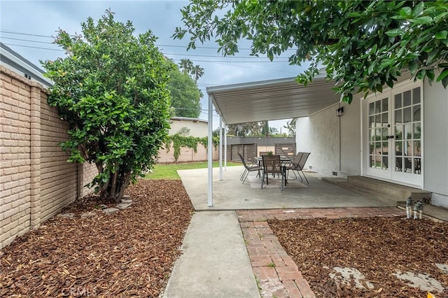 9128 Gerald Ave, Northridge, CA 91343 - view of patio / terrace featuring a fenced backyard