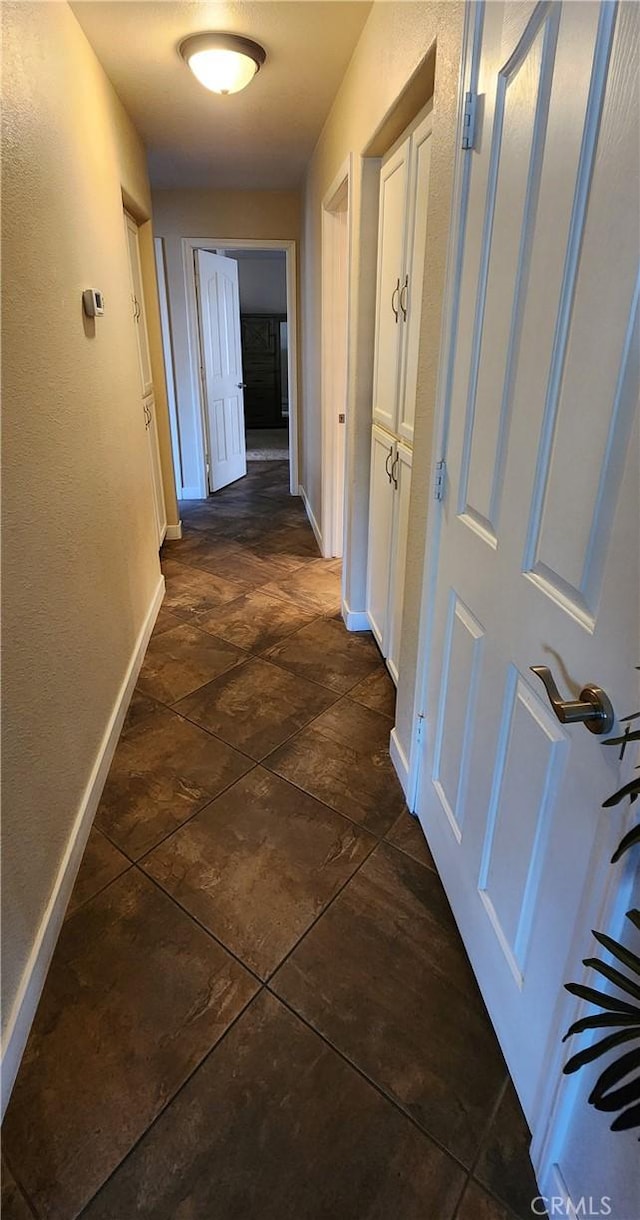 hallway with baseboards