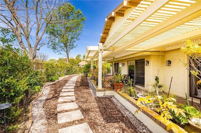 4054 Corte Cima, Thousand Oaks, CA 91360 - view of yard with a pergola and fence