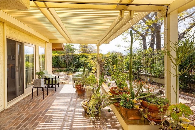 4054 Corte Cima, Thousand Oaks, CA 91360 - view of patio with a pergola
