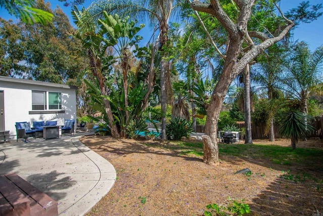 2821 Macdonald St, Oceanside, CA 92054 - fenced backyard featuring outdoor lounge area and a patio