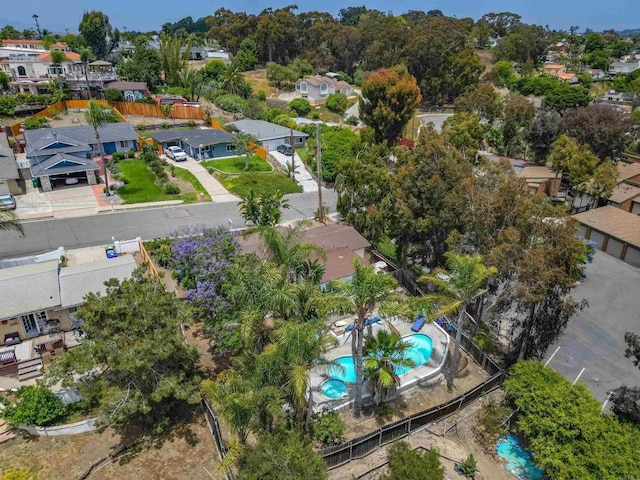 2821 Macdonald St, Oceanside, CA 92054 - aerial view of residential area featuring a pool